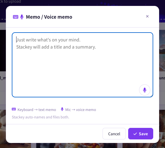Write a memo